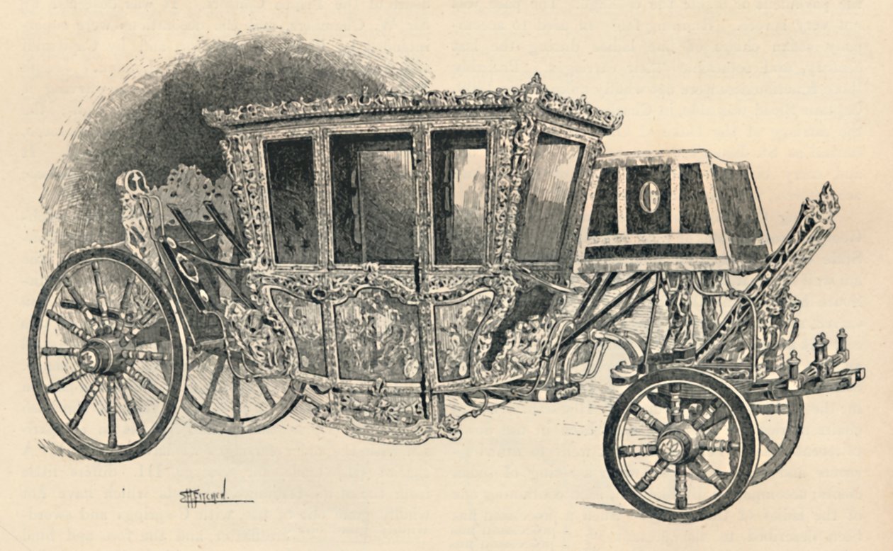 Der Wagen des Sprechers: Siebzehntes Jahrhundert. South Kensington, 1886 von E H Fitchen
