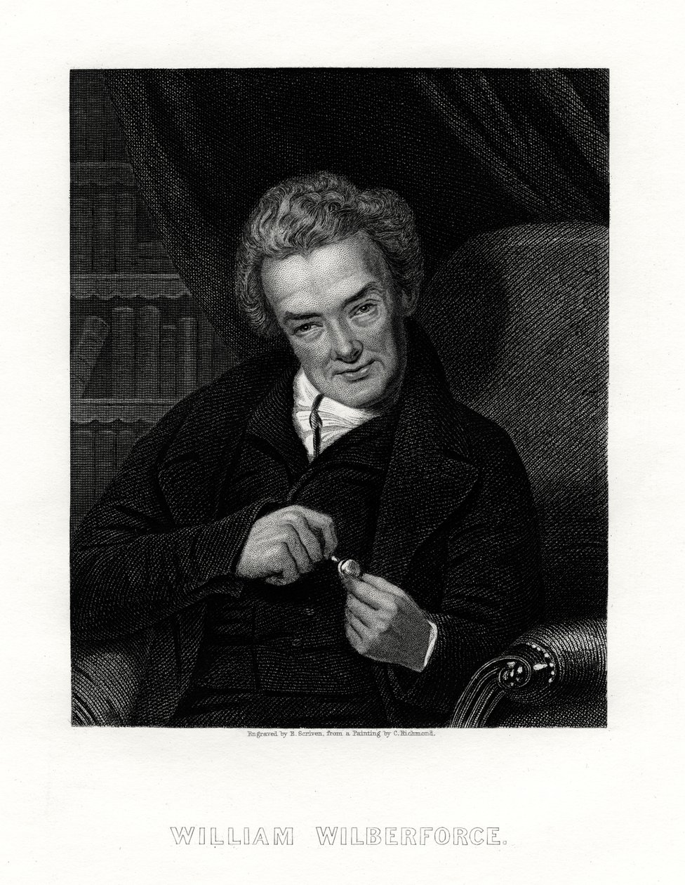 William Wilberforce, englischer Anti-Sklaverei-Kämpfer, 19. Jahrhundert von E. Scriven