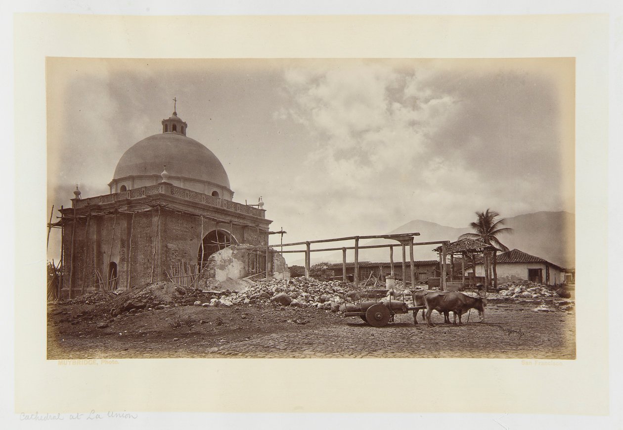 Kathedrale in La Union, El Salvador von Eadweard Muybridge