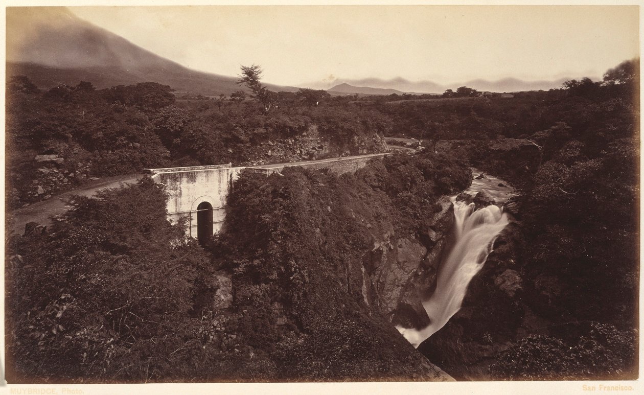 Wasserfälle des Michatoya--Palin, Guatemala von Eadweard Muybridge