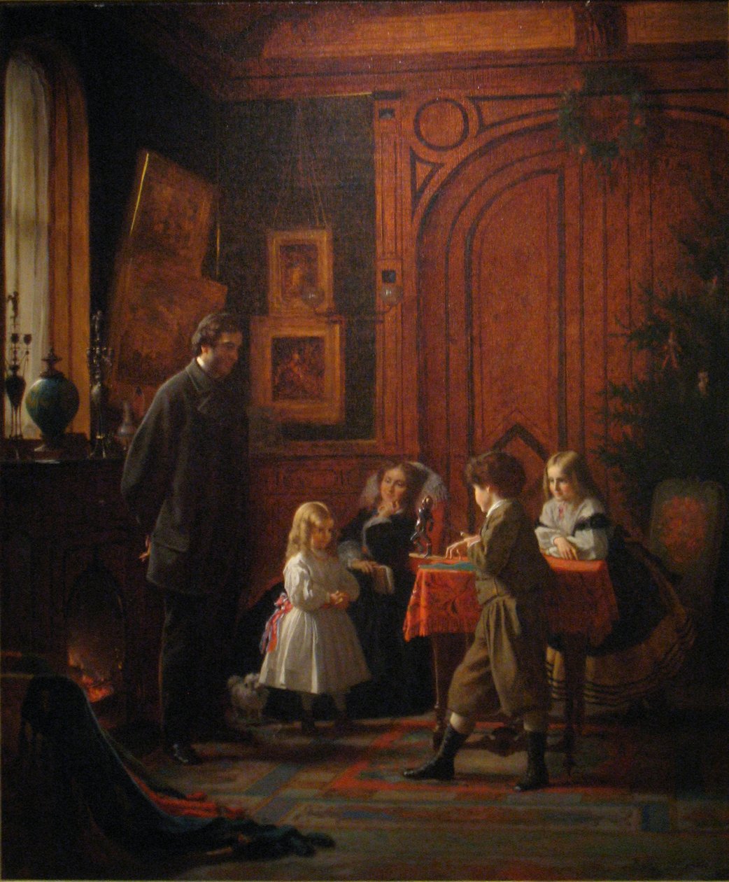 Weihnachtszeit, Die Familie Blodgett von Eastman Johnson