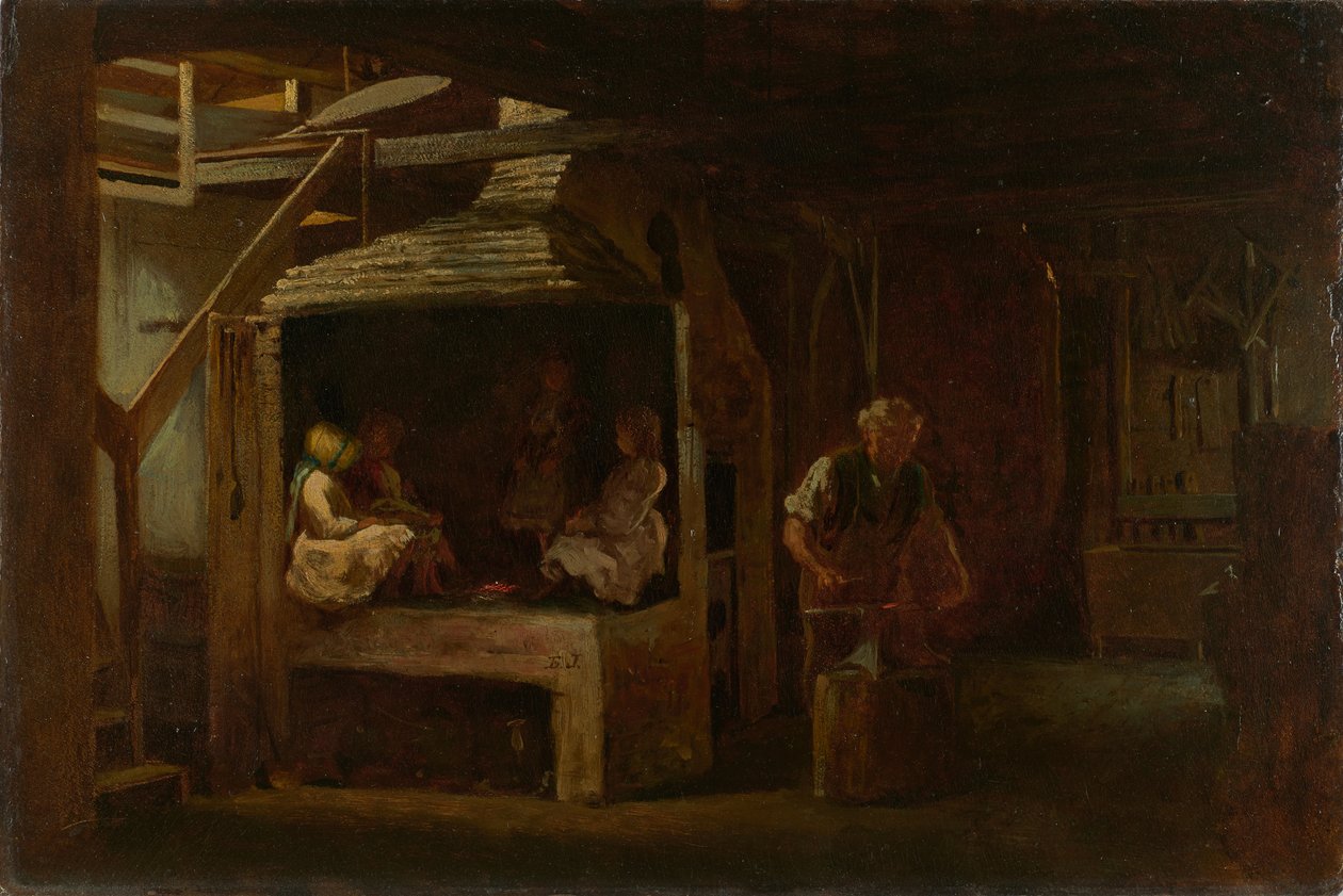Die Schmiede von Eastman Johnson