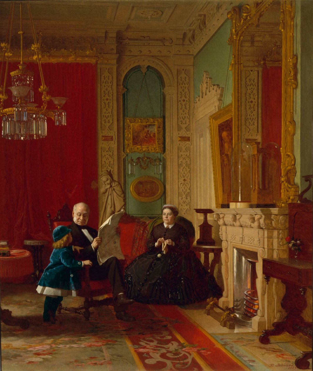 Die Familie Brown von Eastman Johnson