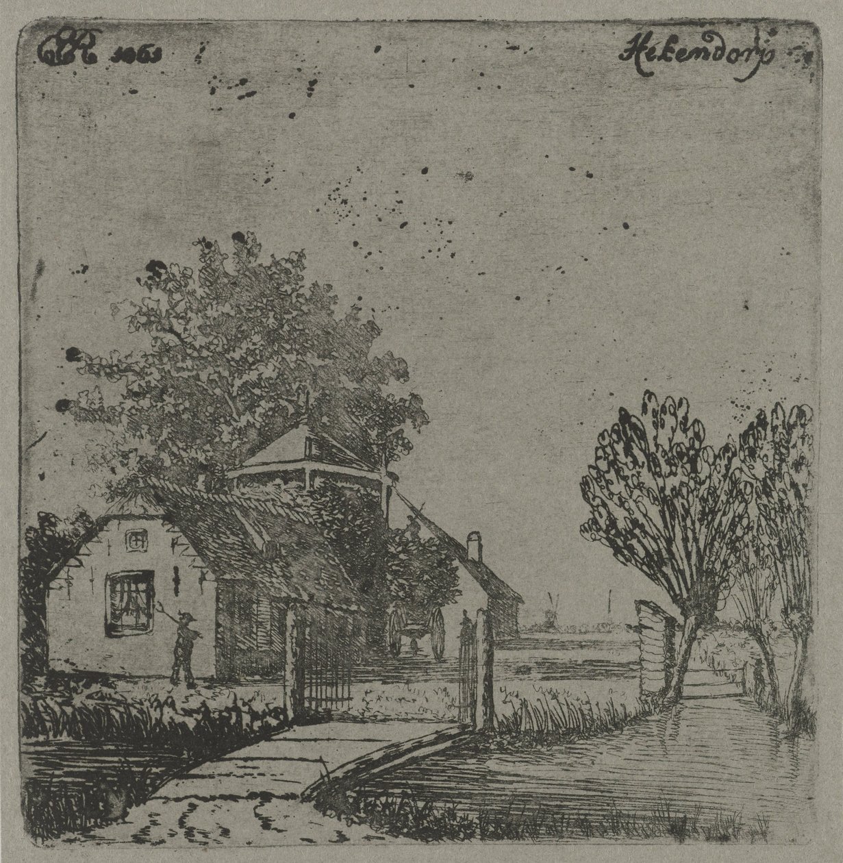 Ansicht von Hekendorp von Eberhard Cornelis Rahms