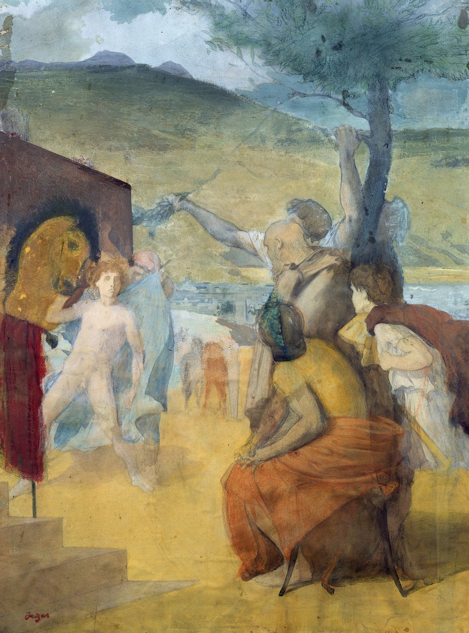 Studie für klassisches Gemälde von Edgar Degas