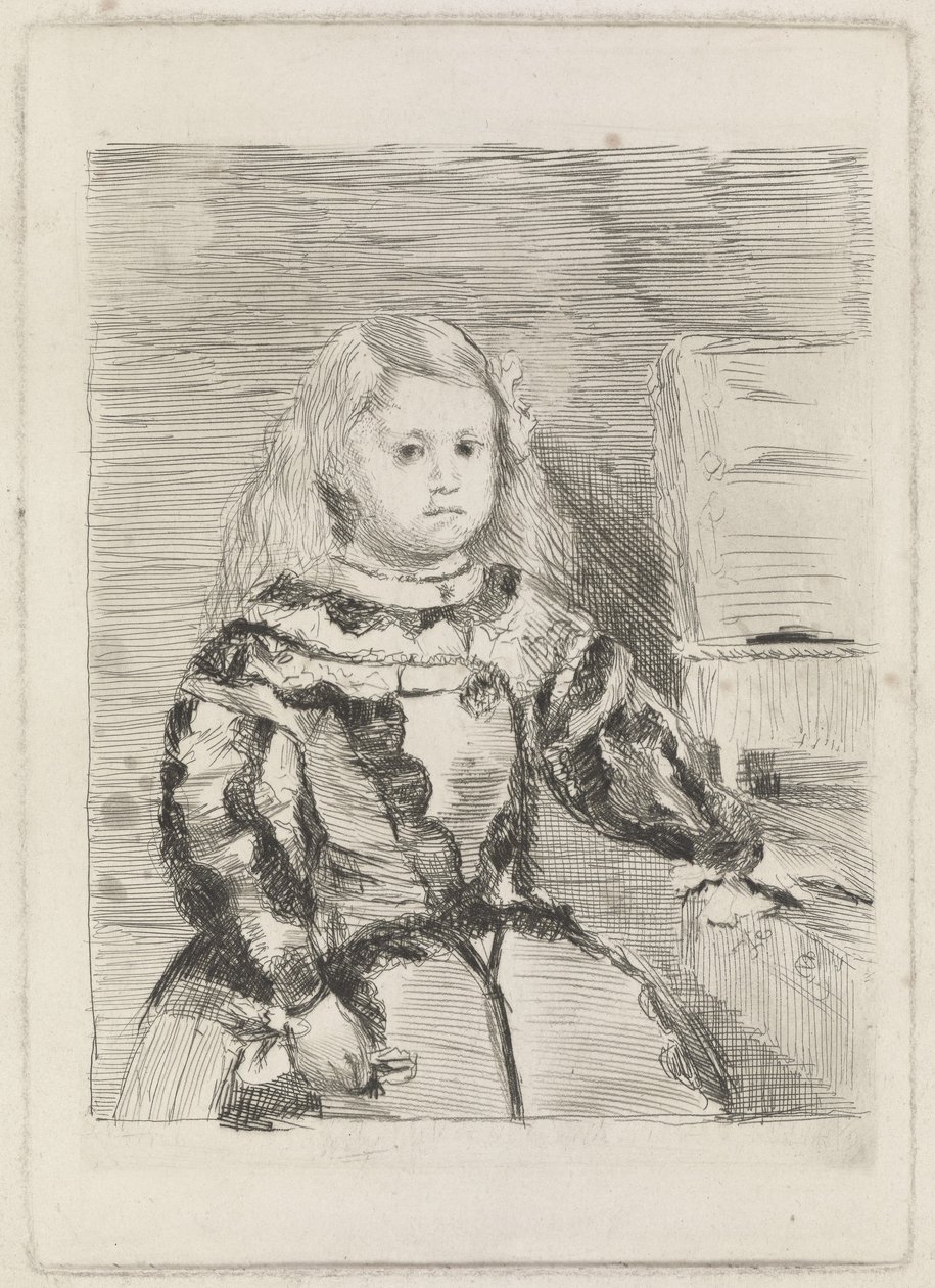 Die Infantin Margarita, 1860-1 von Edgar Degas