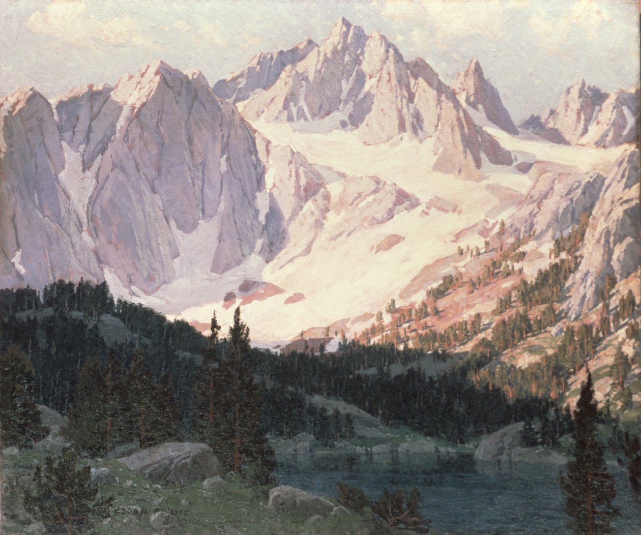 See in der Hochsierra von Edgar Alwin Payne