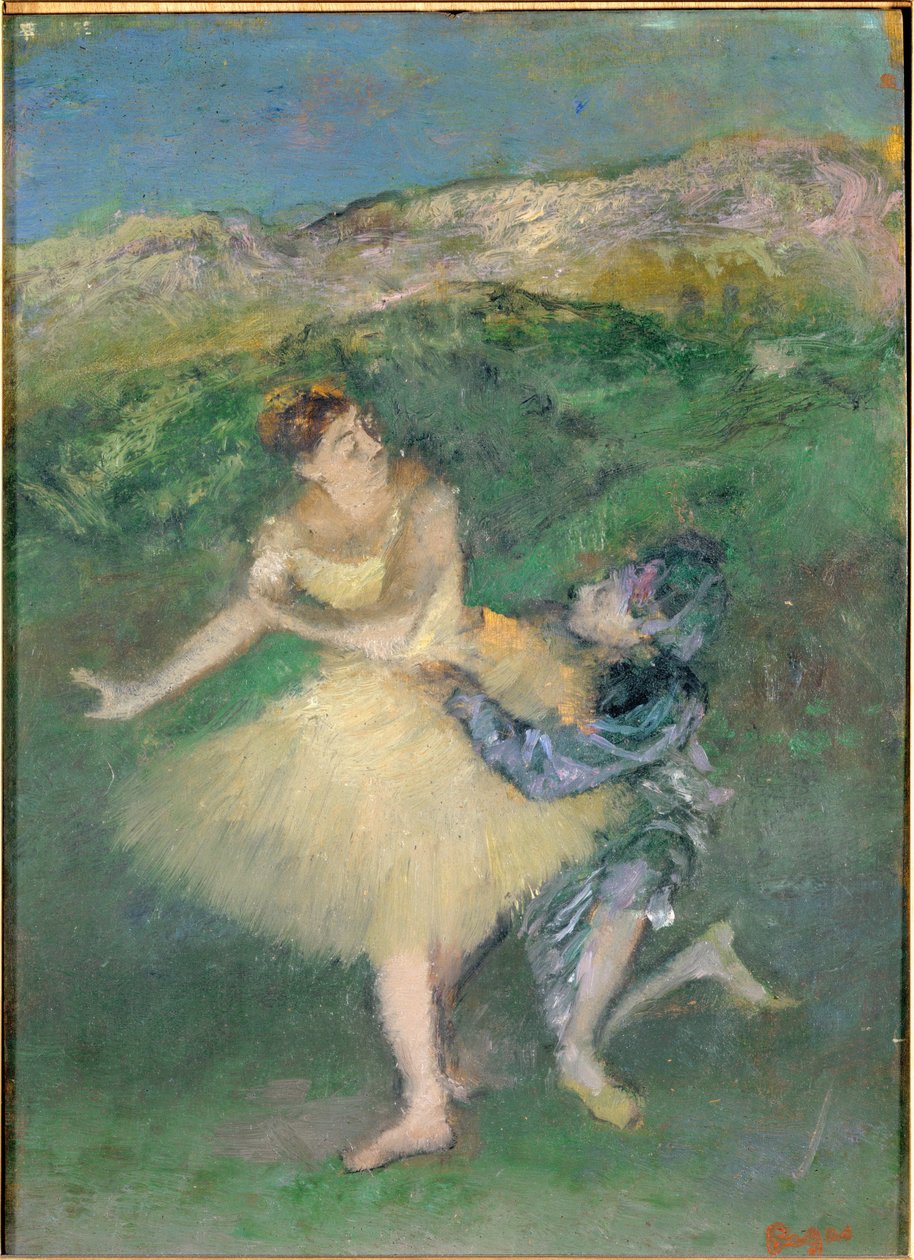 Harlekin und Colombine von Edgar Degas