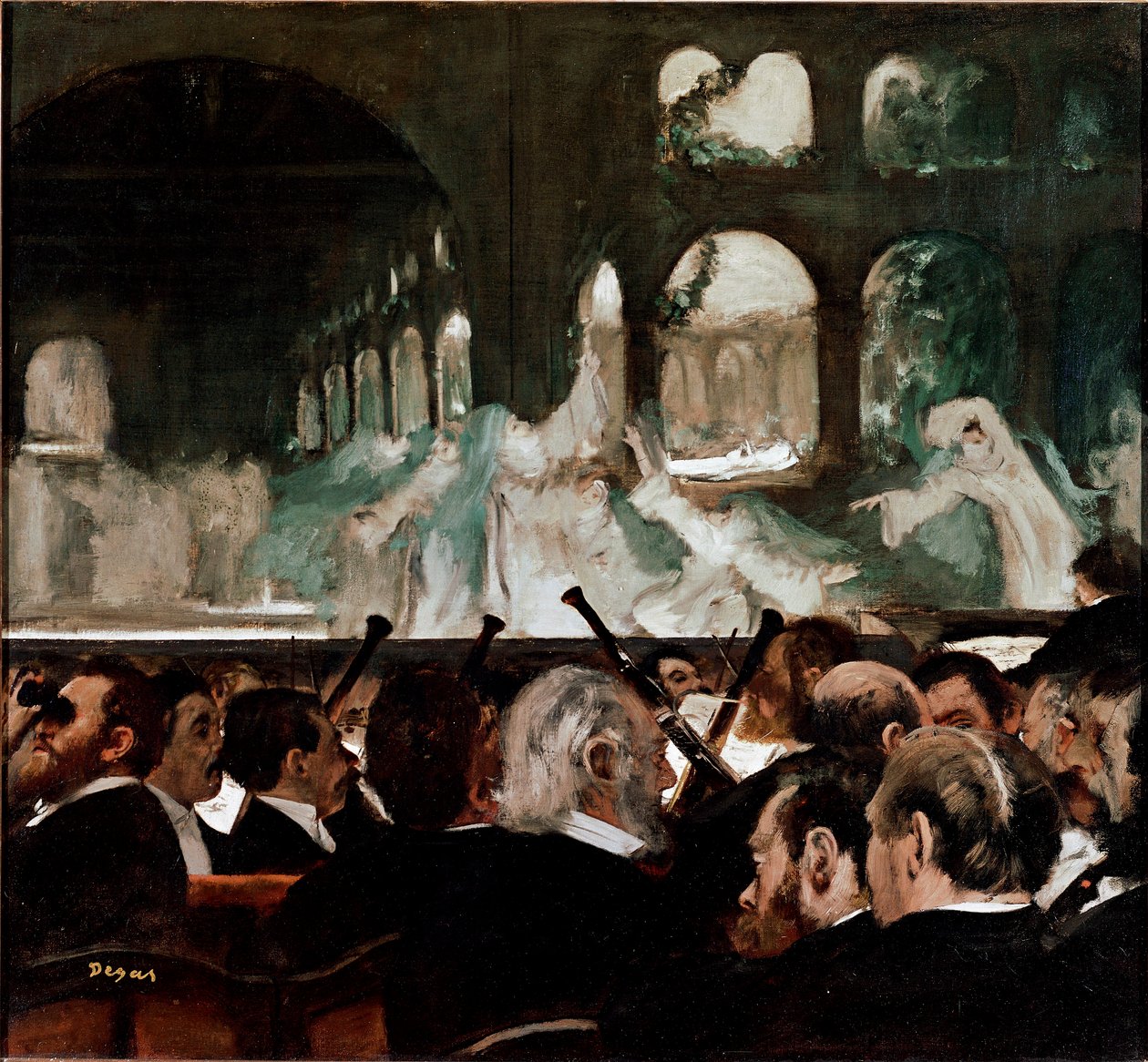 Beim Ballett Robert le Diable von Meyerbeer von Edgar Degas