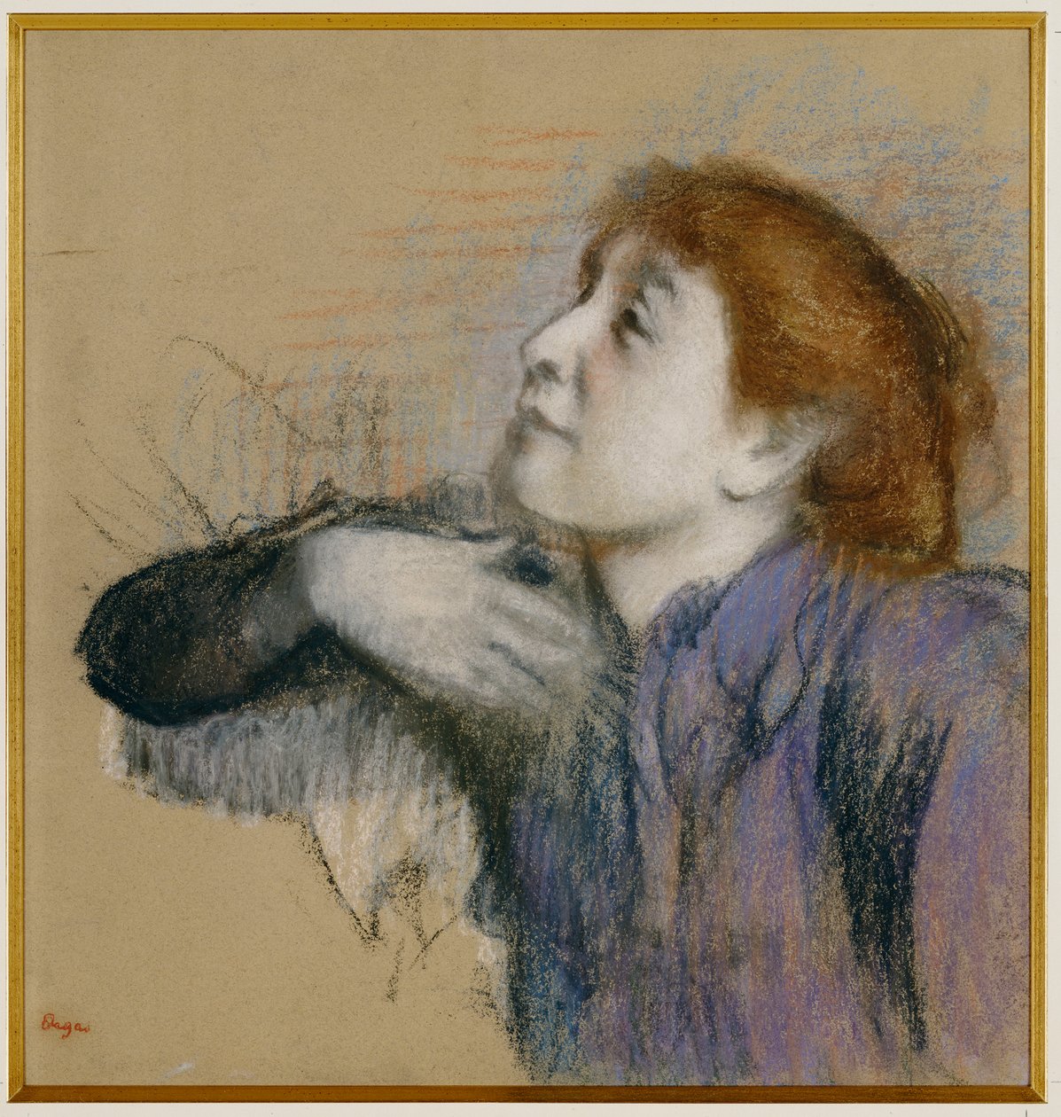 Büste einer Frau, ca. 1880-85 von Edgar Degas