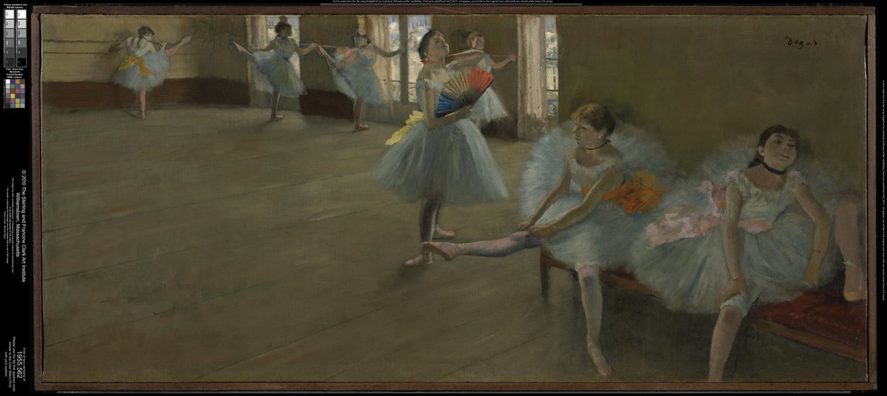 Tänzer im Klassenzimmer von Edgar Degas