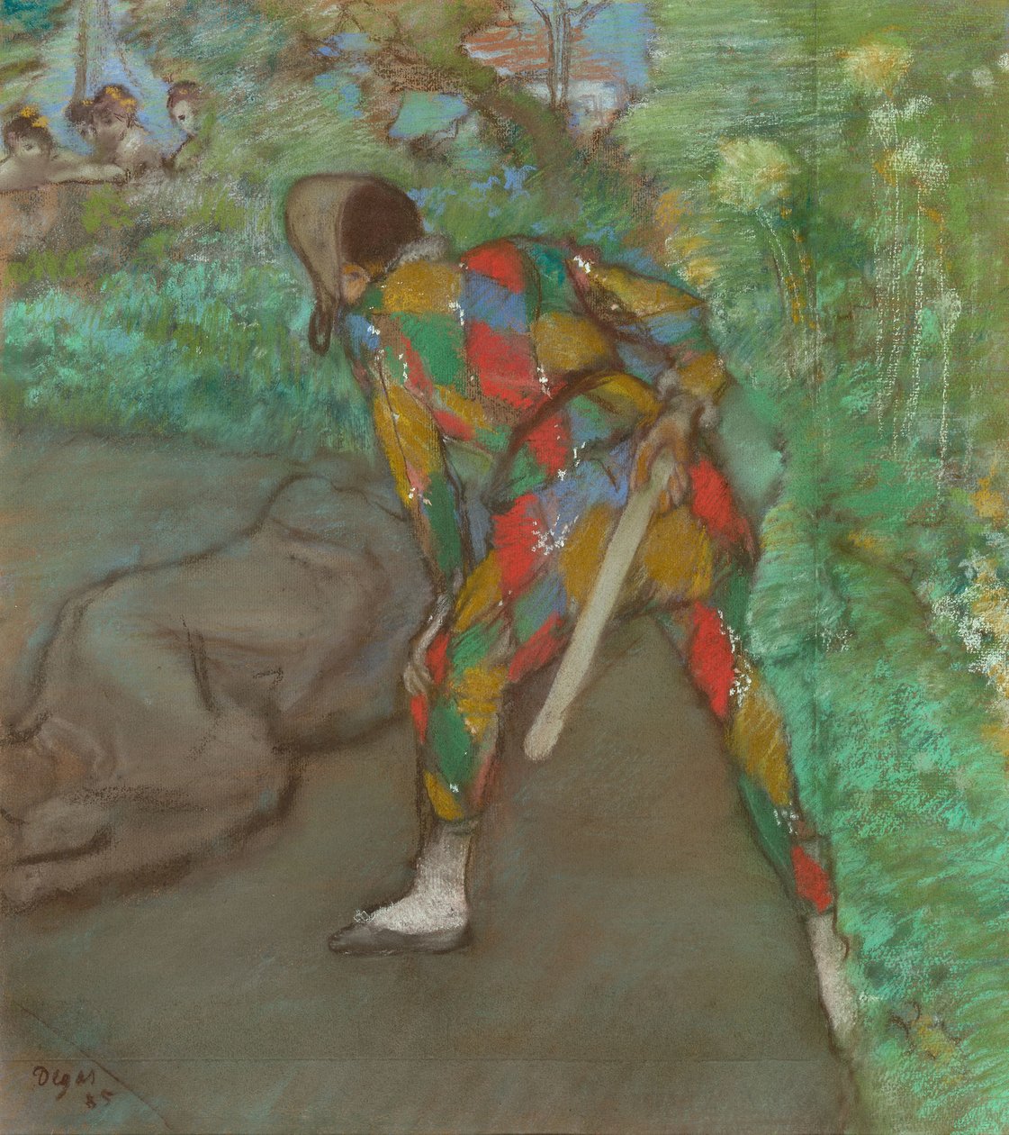 Harlekin von Edgar Degas