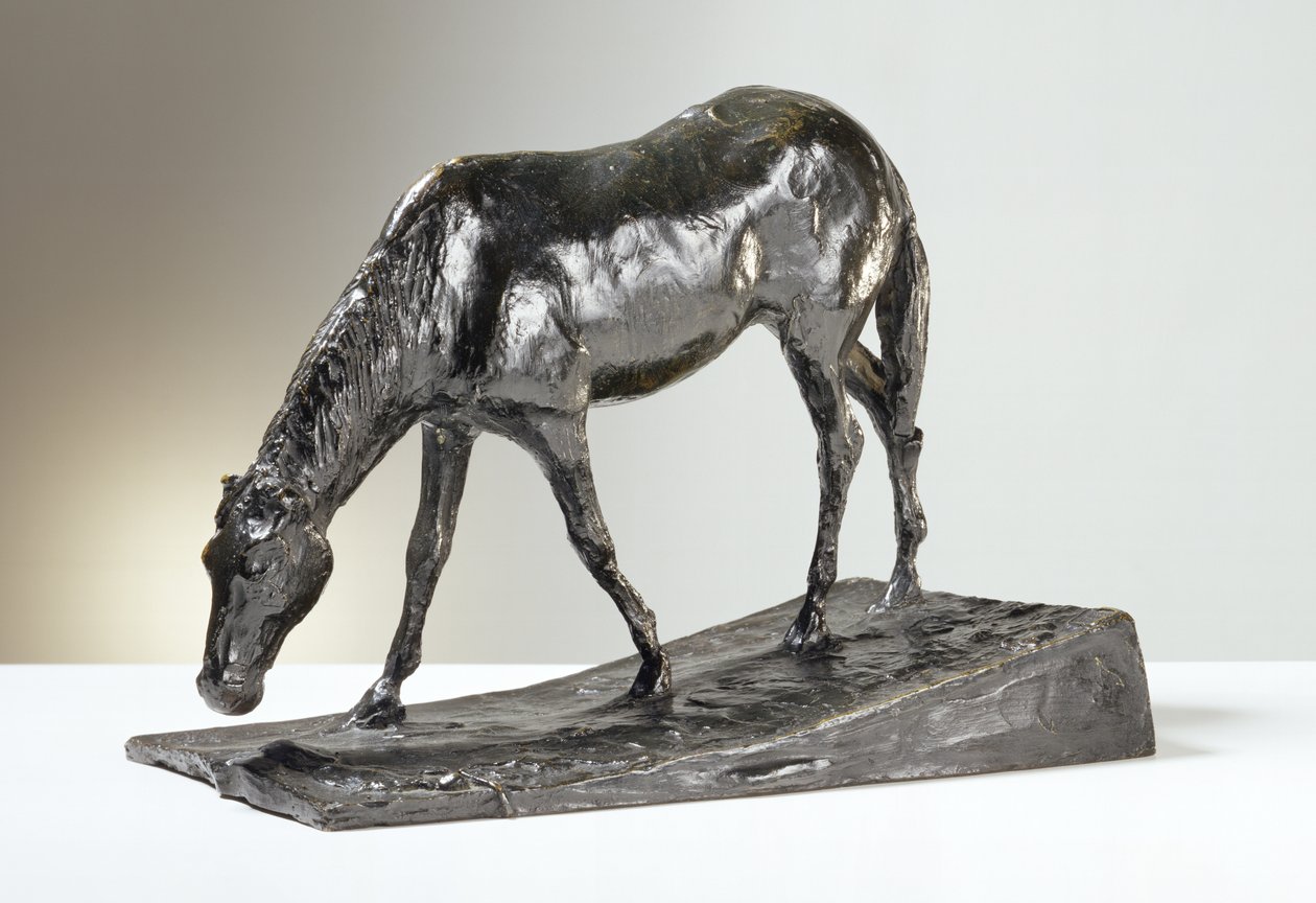 Pferd am Trog von Edgar Degas