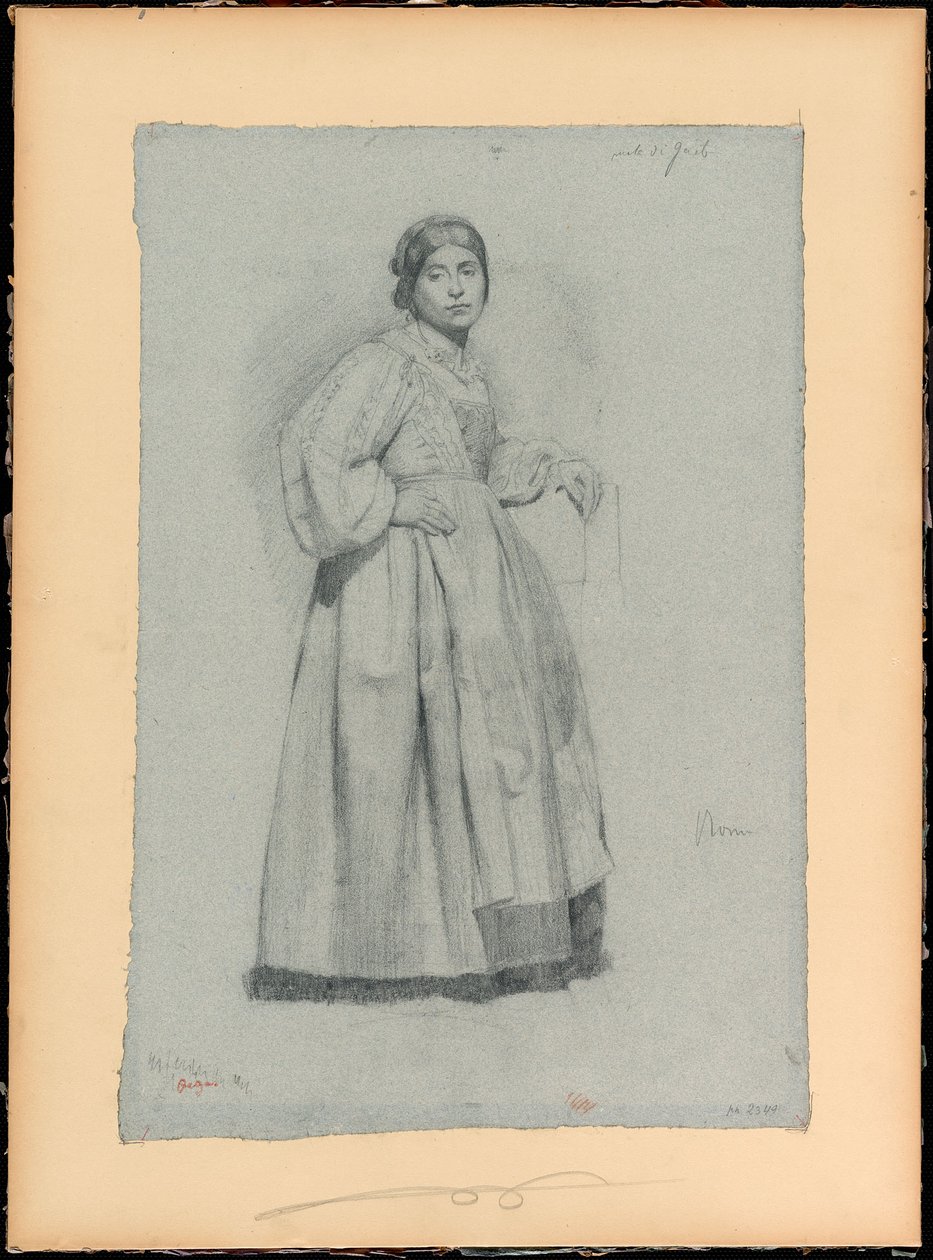 Italienerin (Gaeta) von Edgar Degas