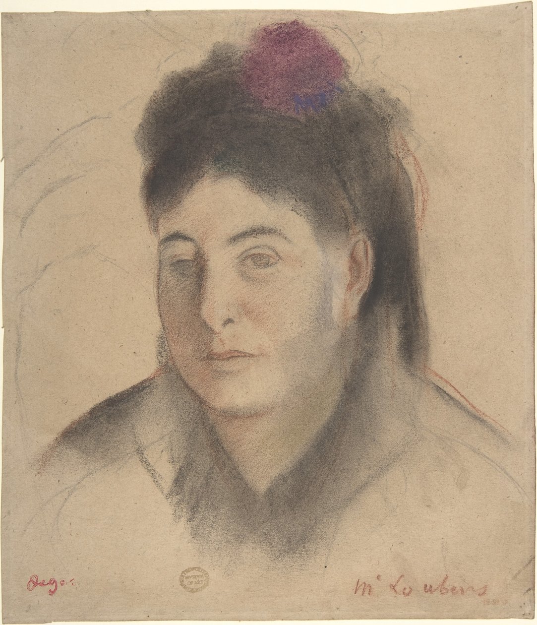Madame Loubens von Edgar Degas