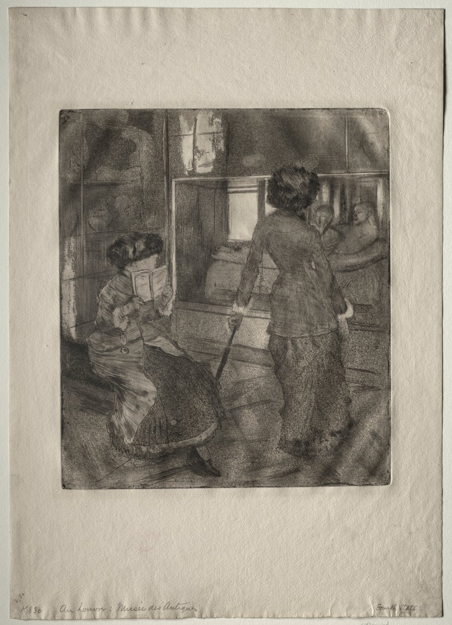 Mary Cassatt im Louvre: Die etruskische Galerie von Edgar Degas