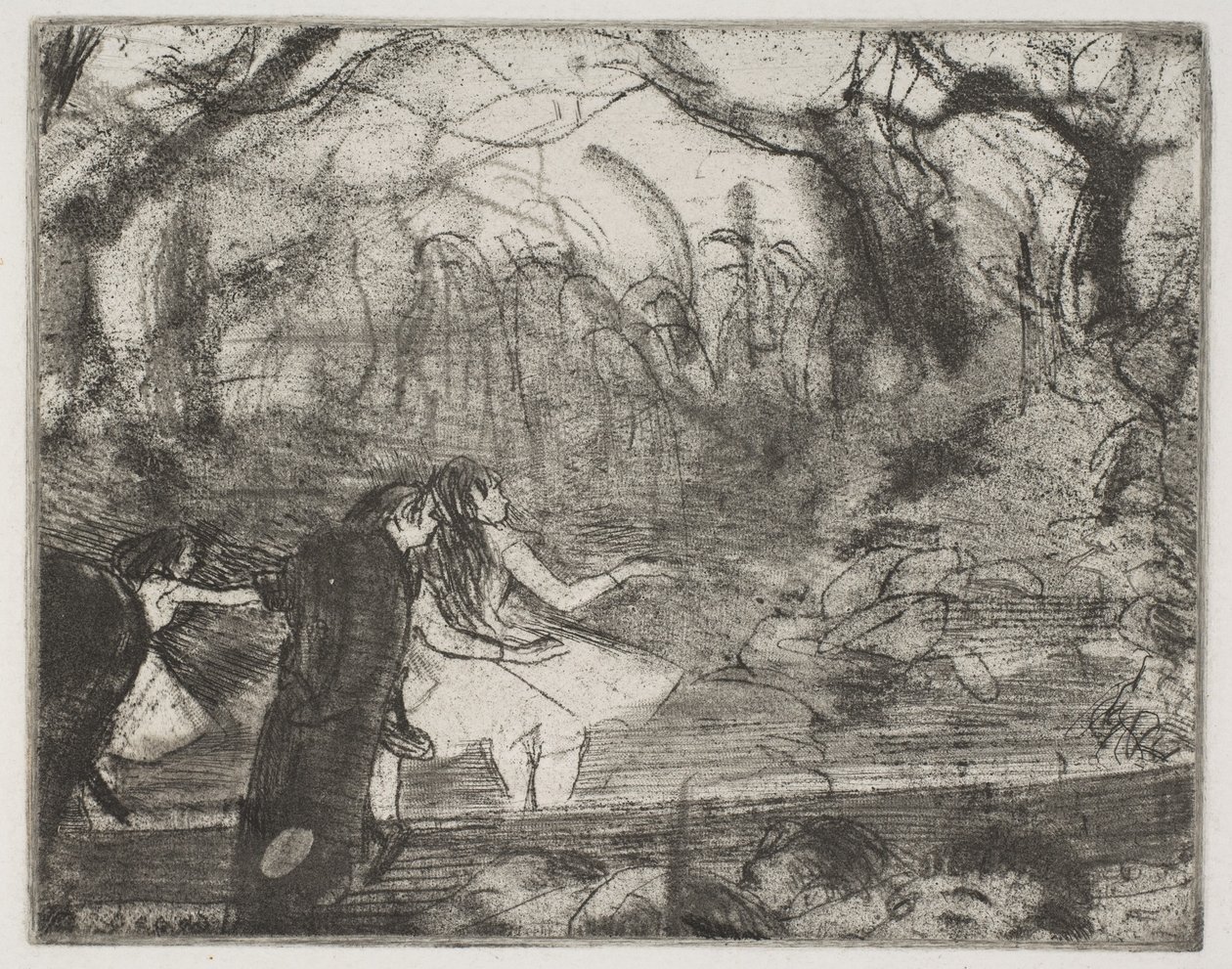 Auf der Bühne III von Edgar Degas