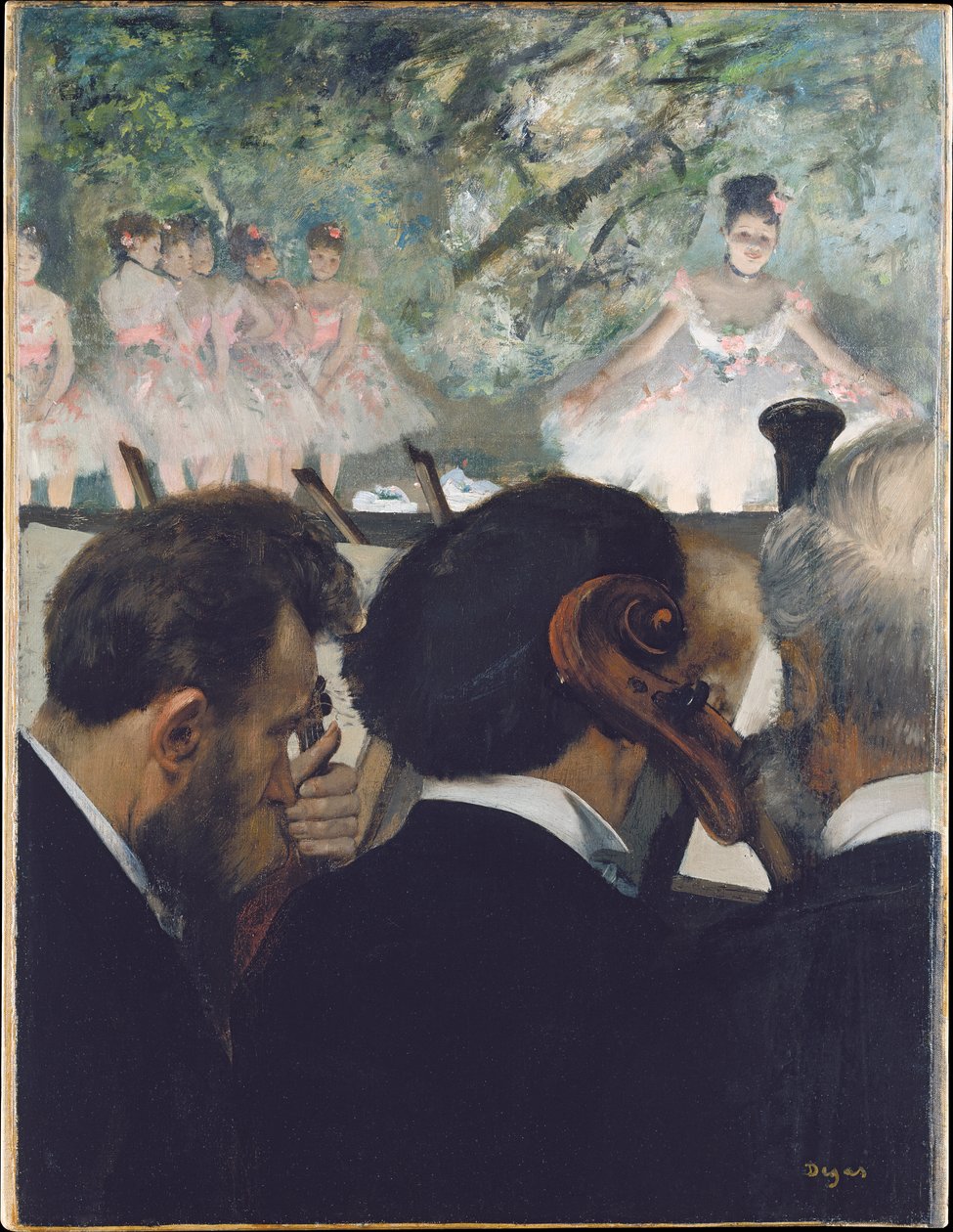 Orchestermusiker von Edgar Degas