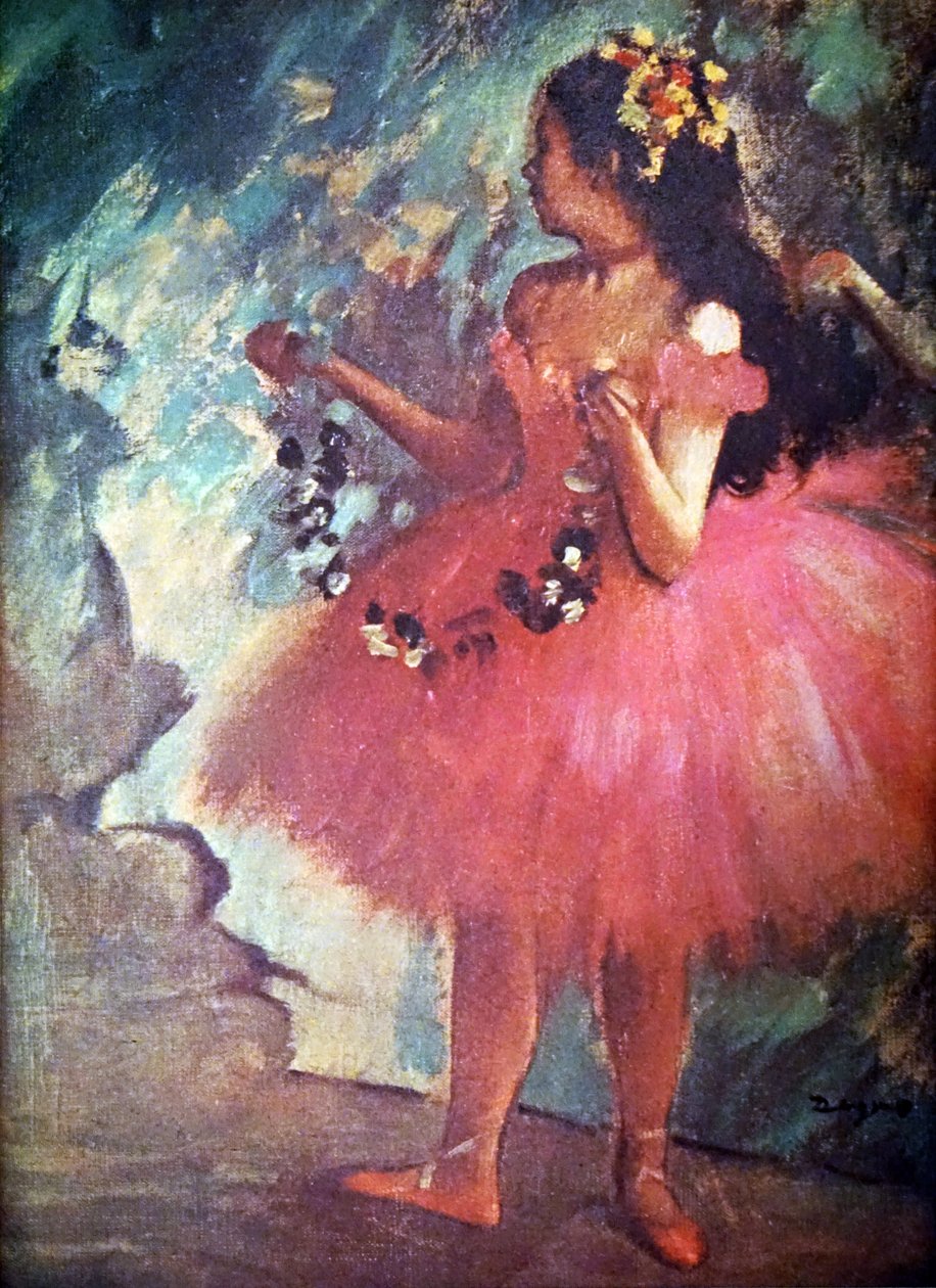 Tänzerin im Rosenkleid von Edgar Degas von Edgar Degas