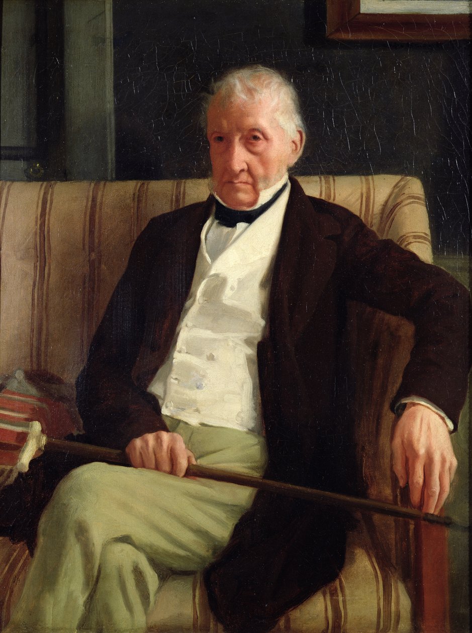Porträt von Hilaire Degas (1770-1858), Großvater des Künstlers, 1857 von Edgar Degas