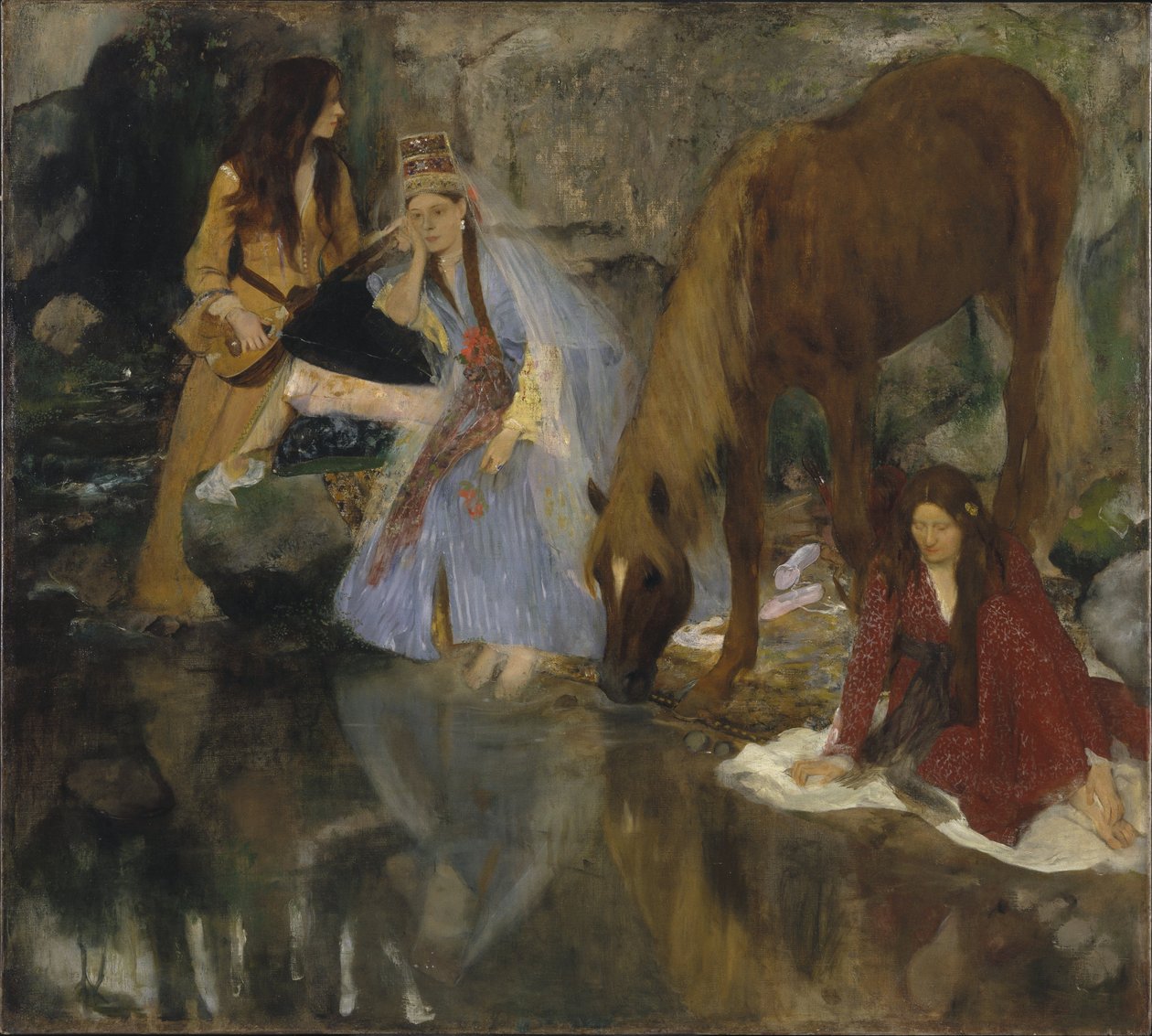 Porträt von Mlle Fiocre im Ballett "La Source" von Edgar Degas