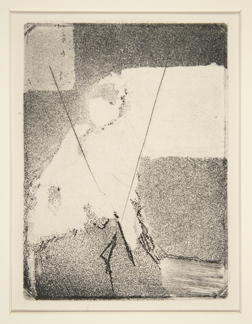 Sitzende Frau mit Haube und Schal, ca. 1879 von Edgar Degas