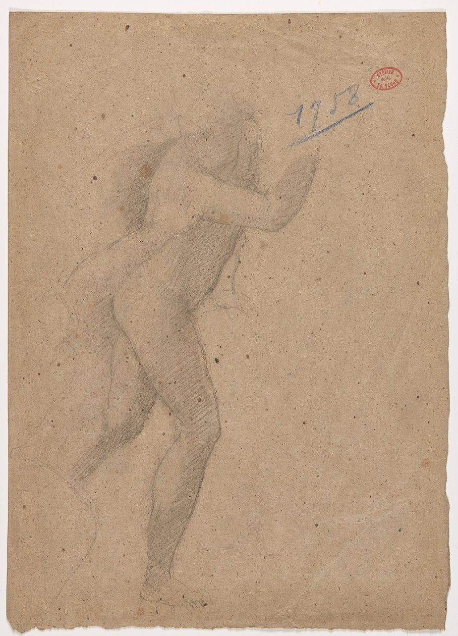 Studie nach einem Stich von Marcantonio Raimondi nach Raphael, 