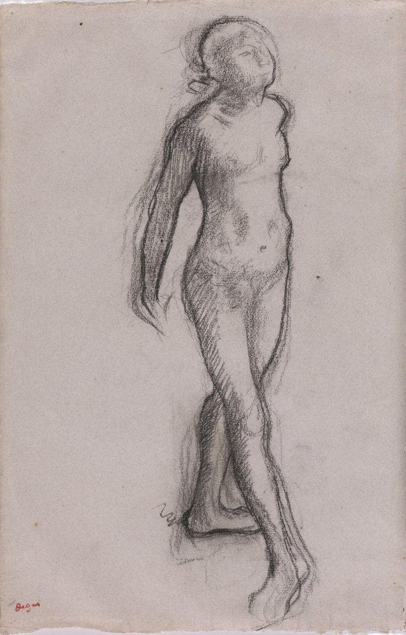 Studie einer nackten Tänzerin von Edgar Degas