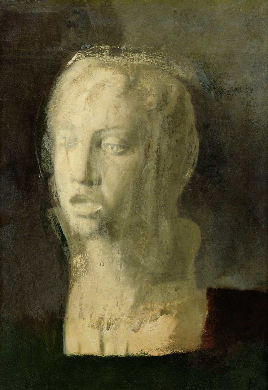 Studie des Kopfes eines jungen Sängers, nach Della Robbia, ca. 1856-58 von Edgar Degas