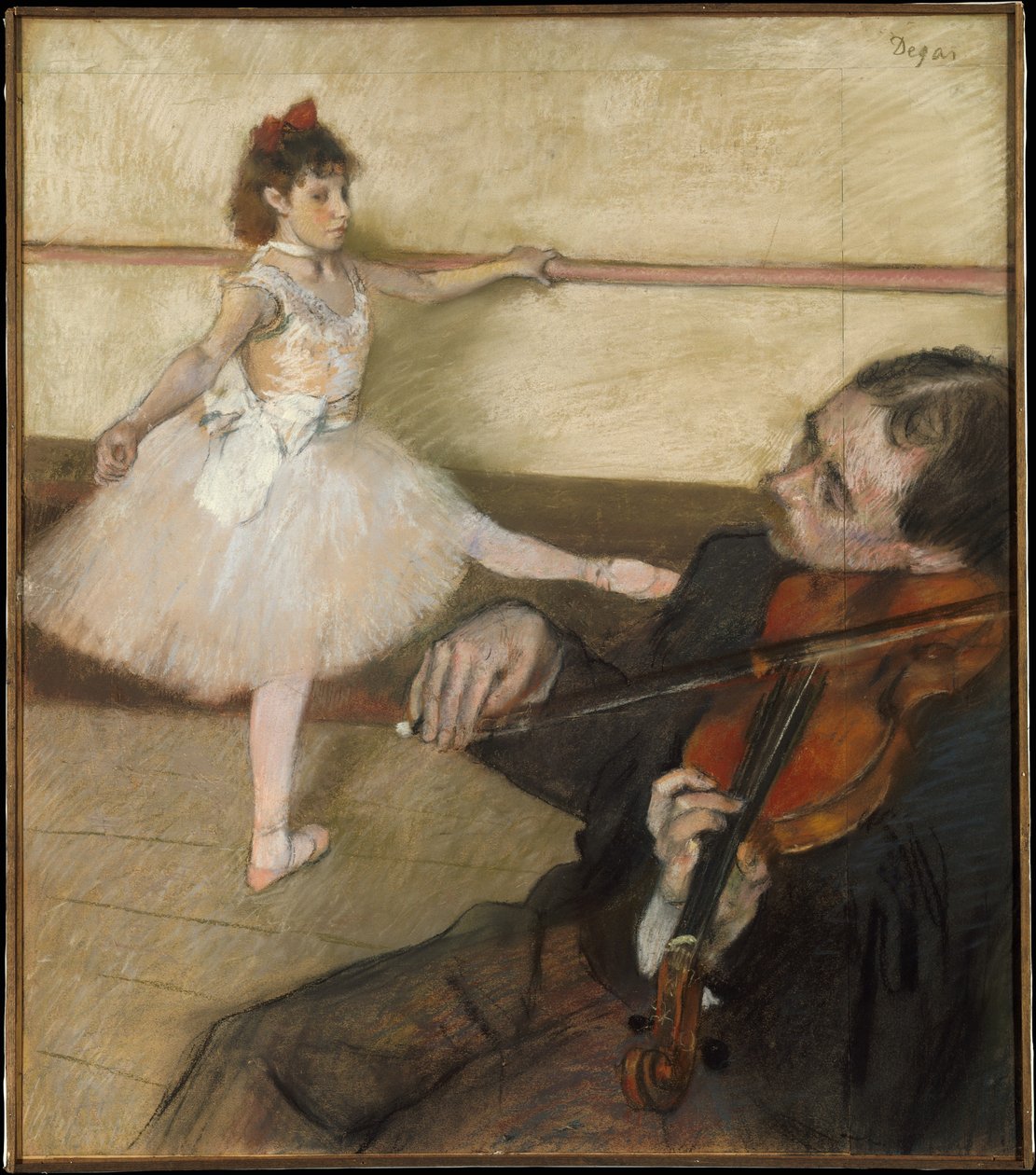 Die Tanzstunde von Edgar Degas