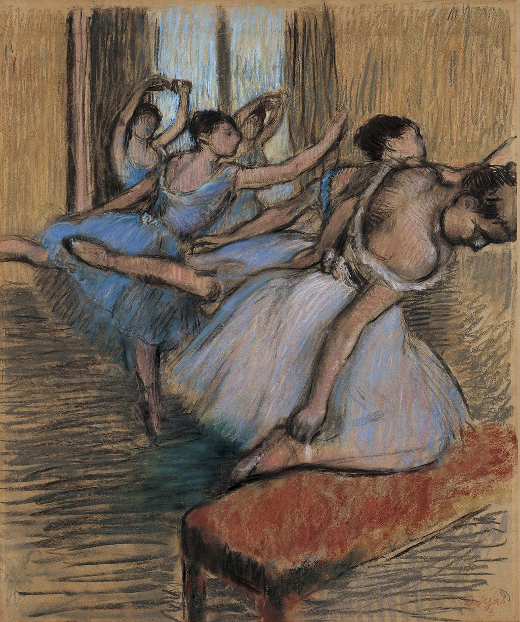 Die Tänzer, ca. 1900 von Edgar Degas