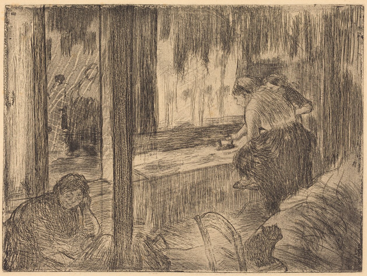 Die Wäscherinnen von Edgar Degas