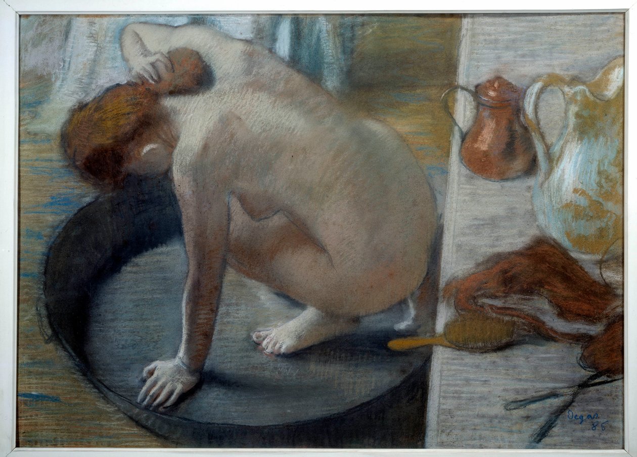 Die Pastellwanne (1886) von Edgar Degas