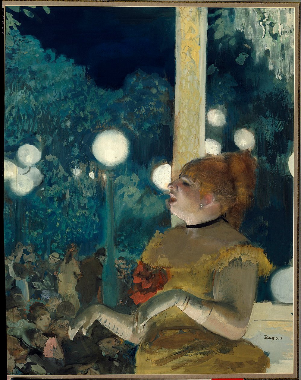 Das Lied des Hundes von Edgar Degas