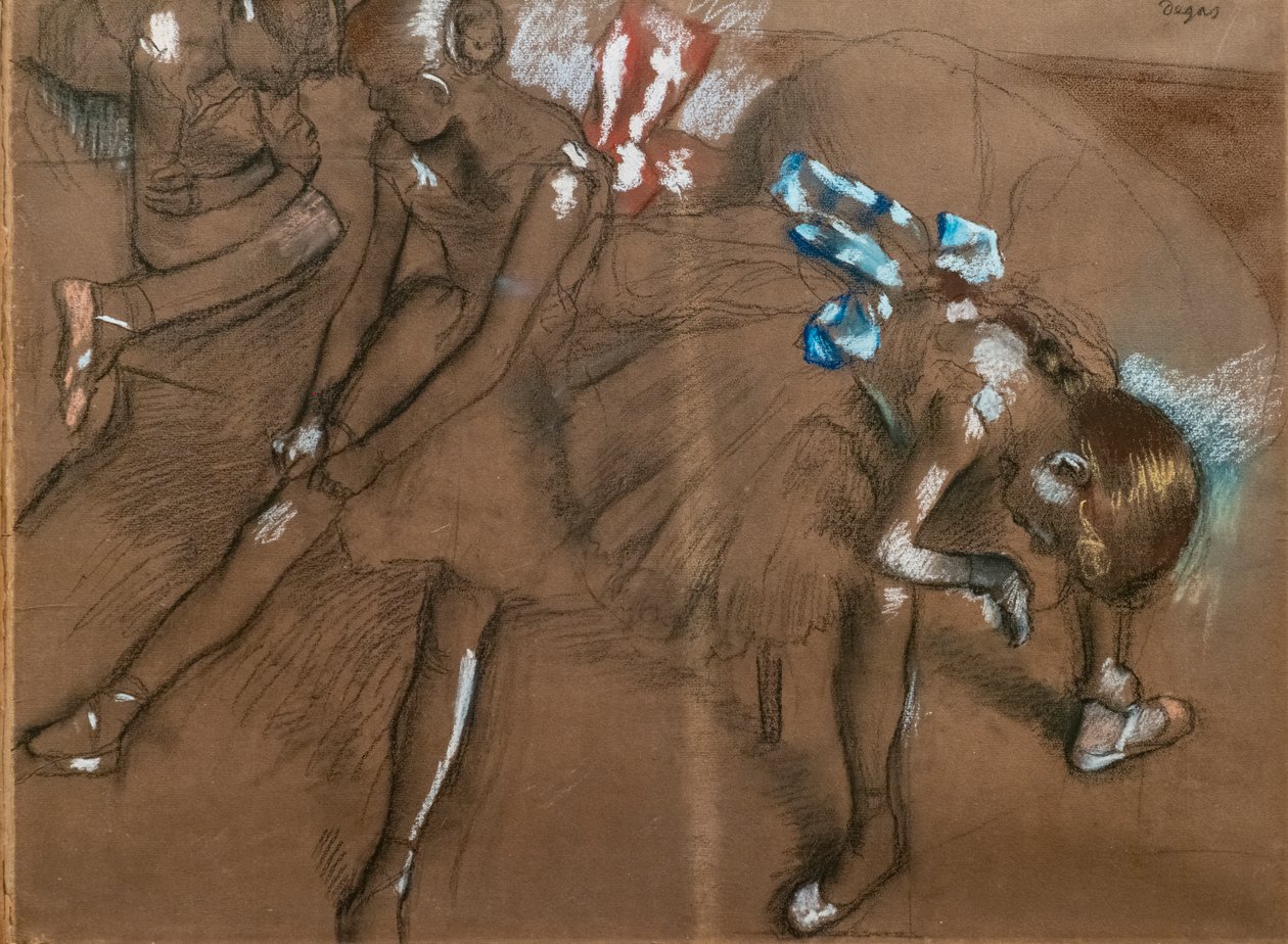 Drei Tänzerinnen von Edgar Degas