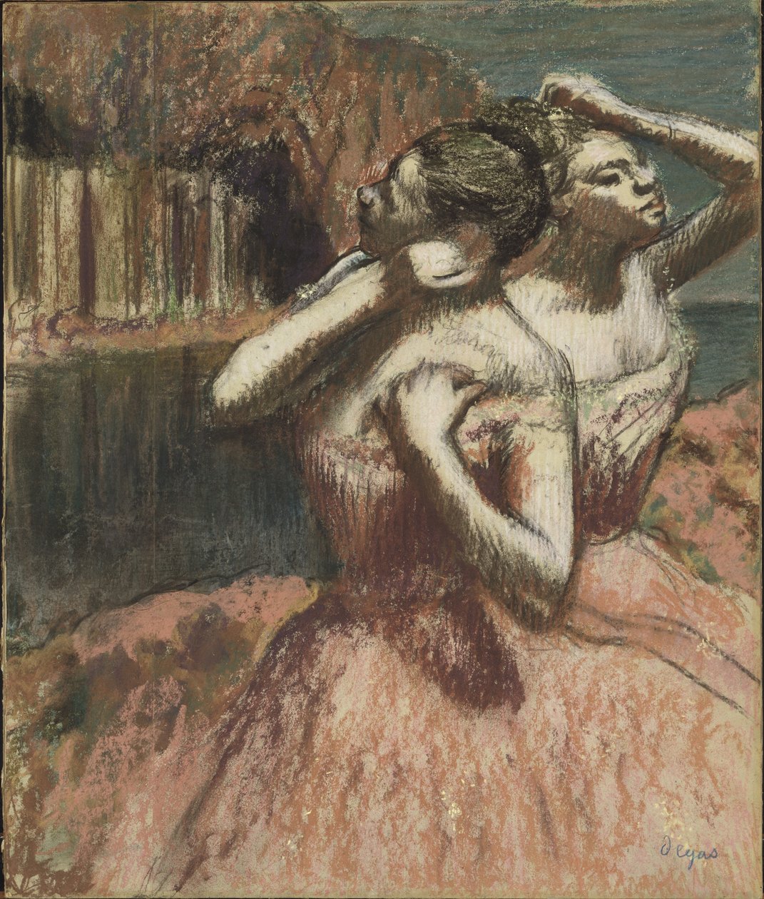 Zwei Tänzer von Edgar Degas