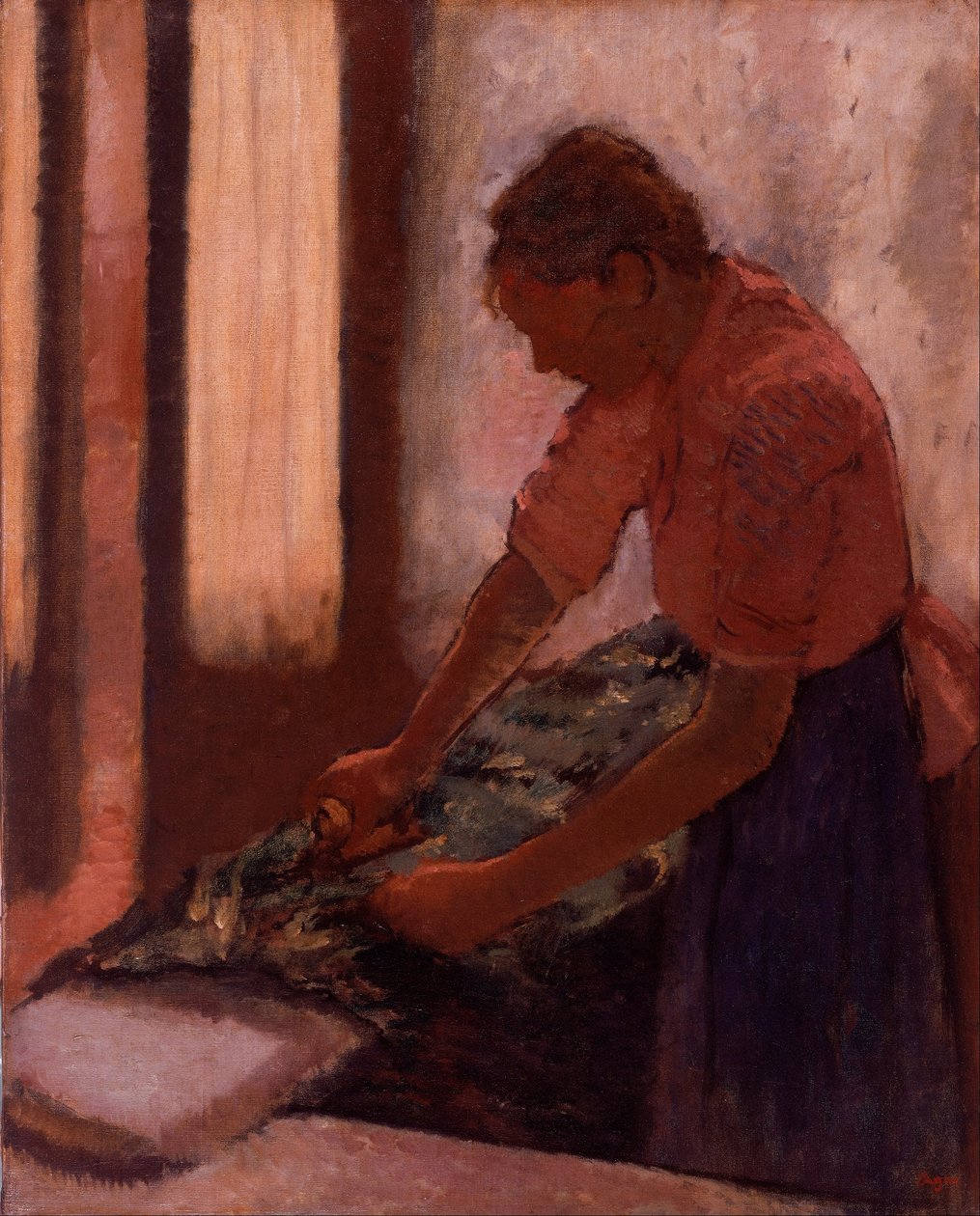 Bügelnde Frau von Edgar Degas