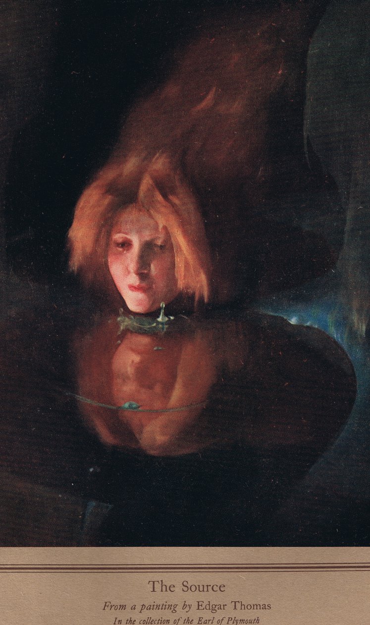 Die Quelle, ca. 1915 von Edgar Herbert Thomas