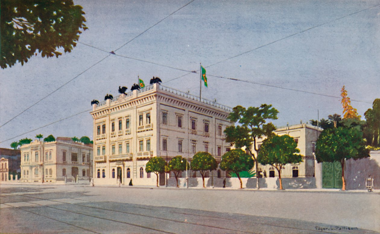 Palácio do Catete - Die offizielle Residenz des Präsidenten von Brasilien von Edgar L. Pattison