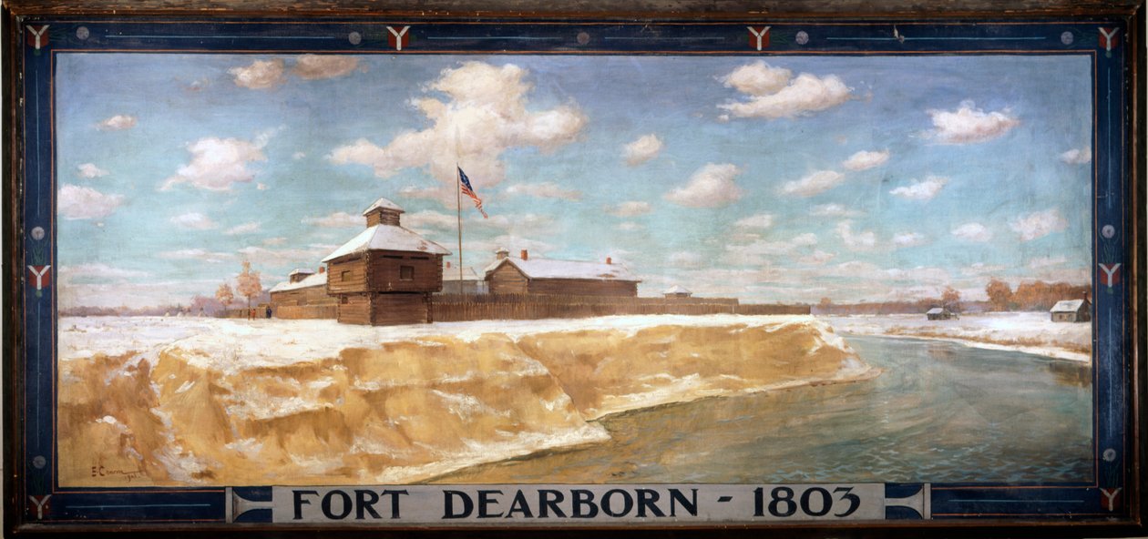 Fort Dearborn - 1803, 1903 von Edgar Spier Cameron