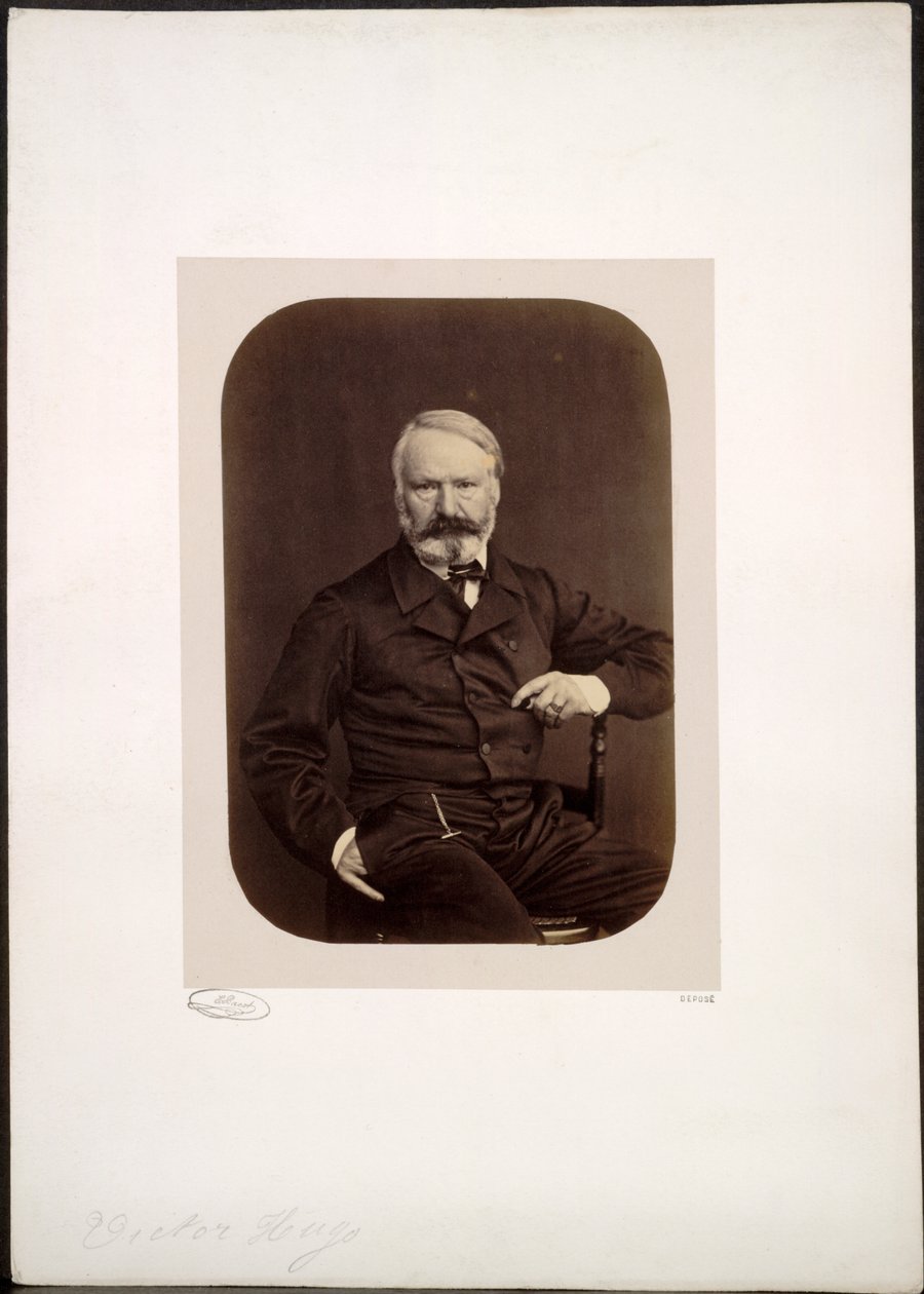 Porträt von Victor Hugo auf Guernsey von Edmond Bacot