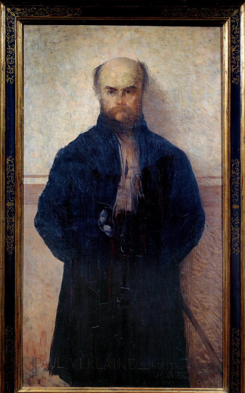 Porträt von Paul Verlaine (1844 - 1896) von Edmond François Aman Jean