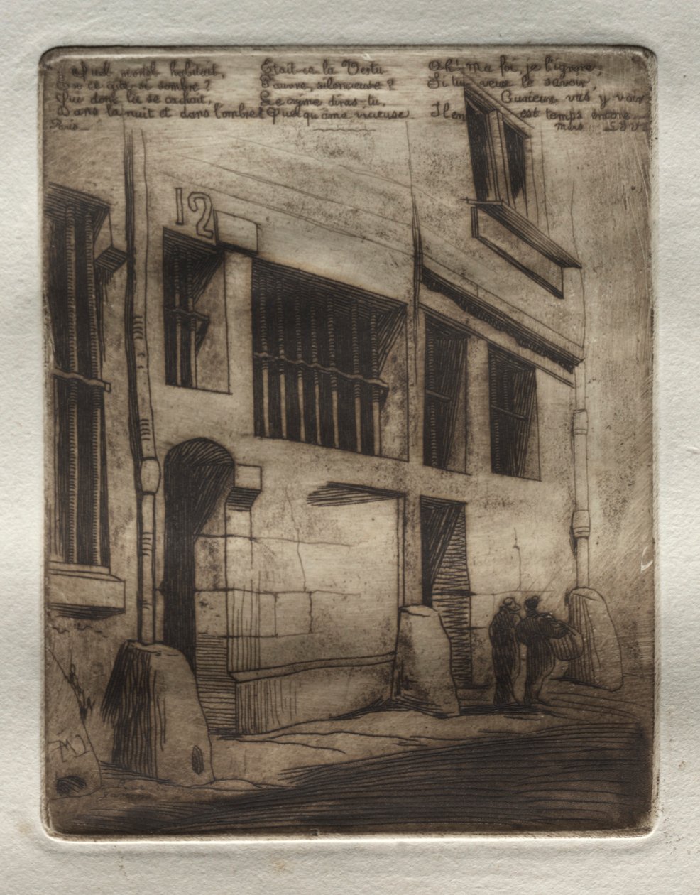 La Rue des Mauvais Garçons von Edmond Gosselin