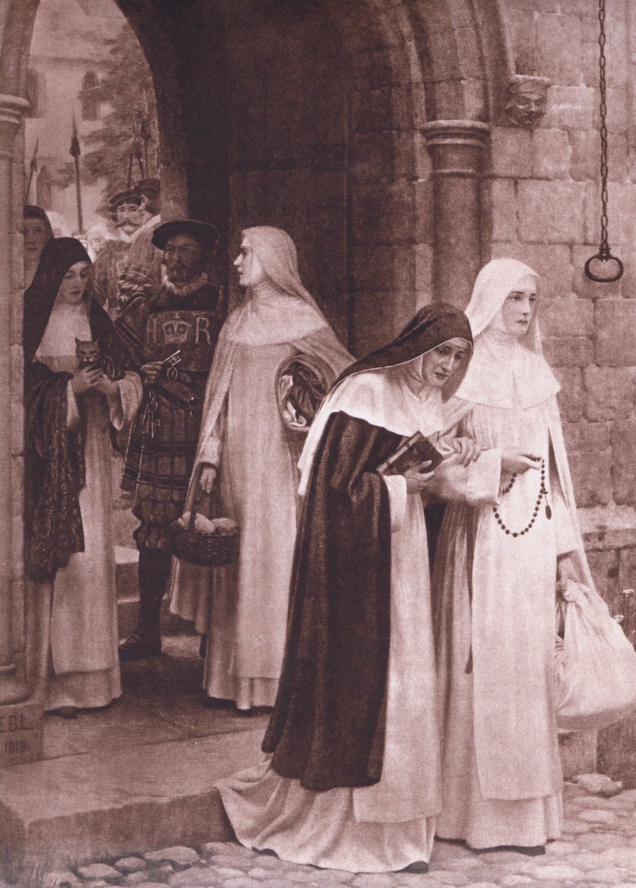 Geräumt, aus MacMillan Schulpostern, ca. 1950-60er Jahre von Edmund Blair Leighton