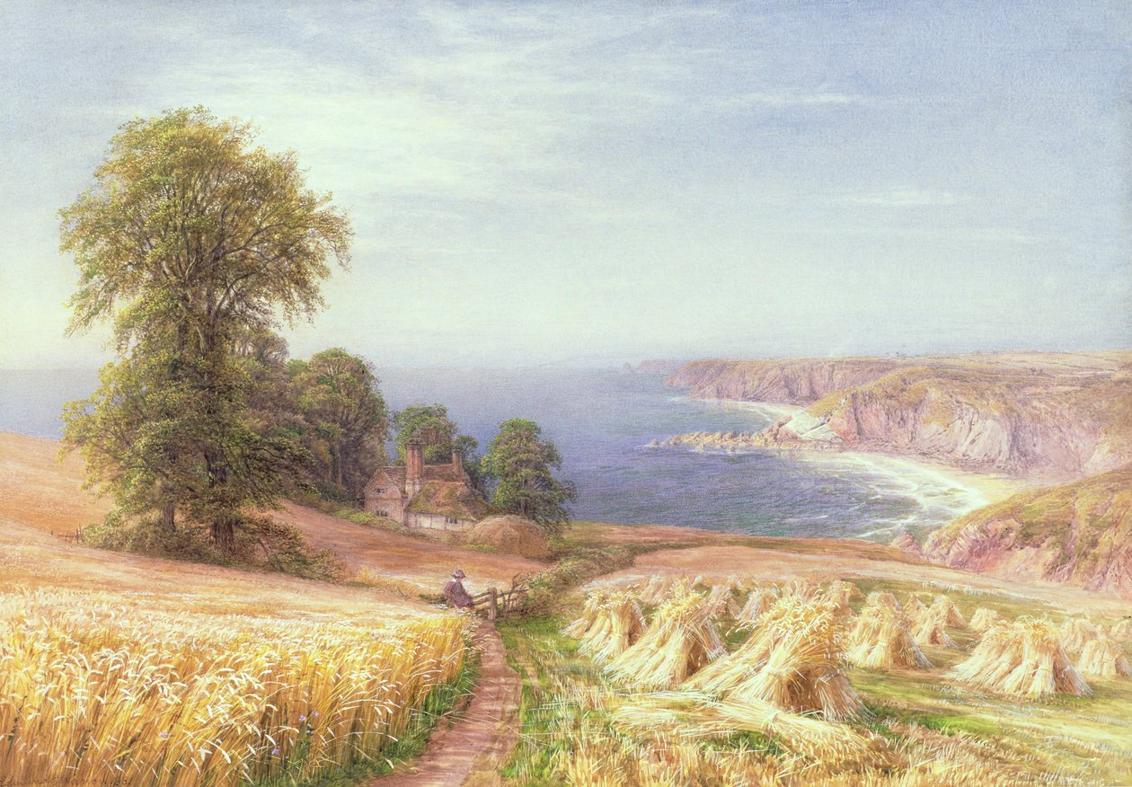 Erntezeit am Meer von Edmund George Warren