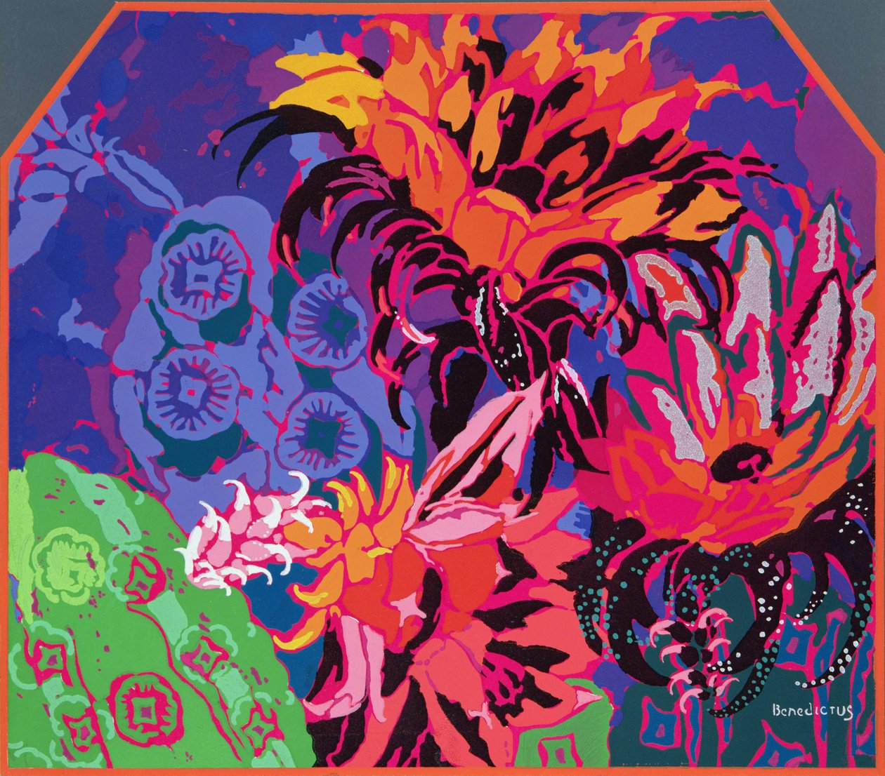 Florales Design, Illustration aus 