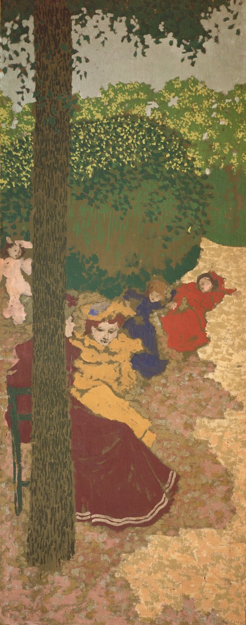 Der öffentliche Garten: Mädchen beim Spielen, 1894 von Edouard Vuillard