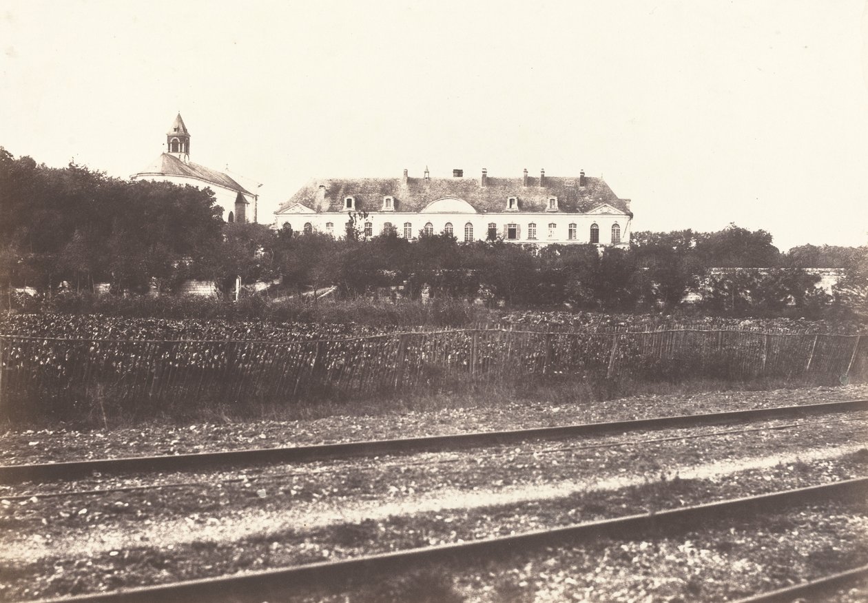Abbaye du Gard bei Abbeville, ca. 1855 von Édouard Baldus