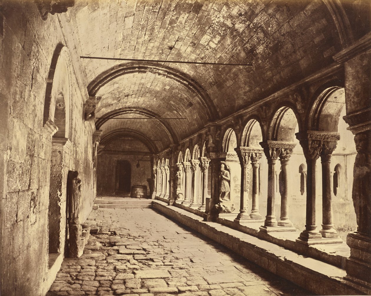 Arles. Kreuzgang von Saint-Trophime von Édouard Baldus
