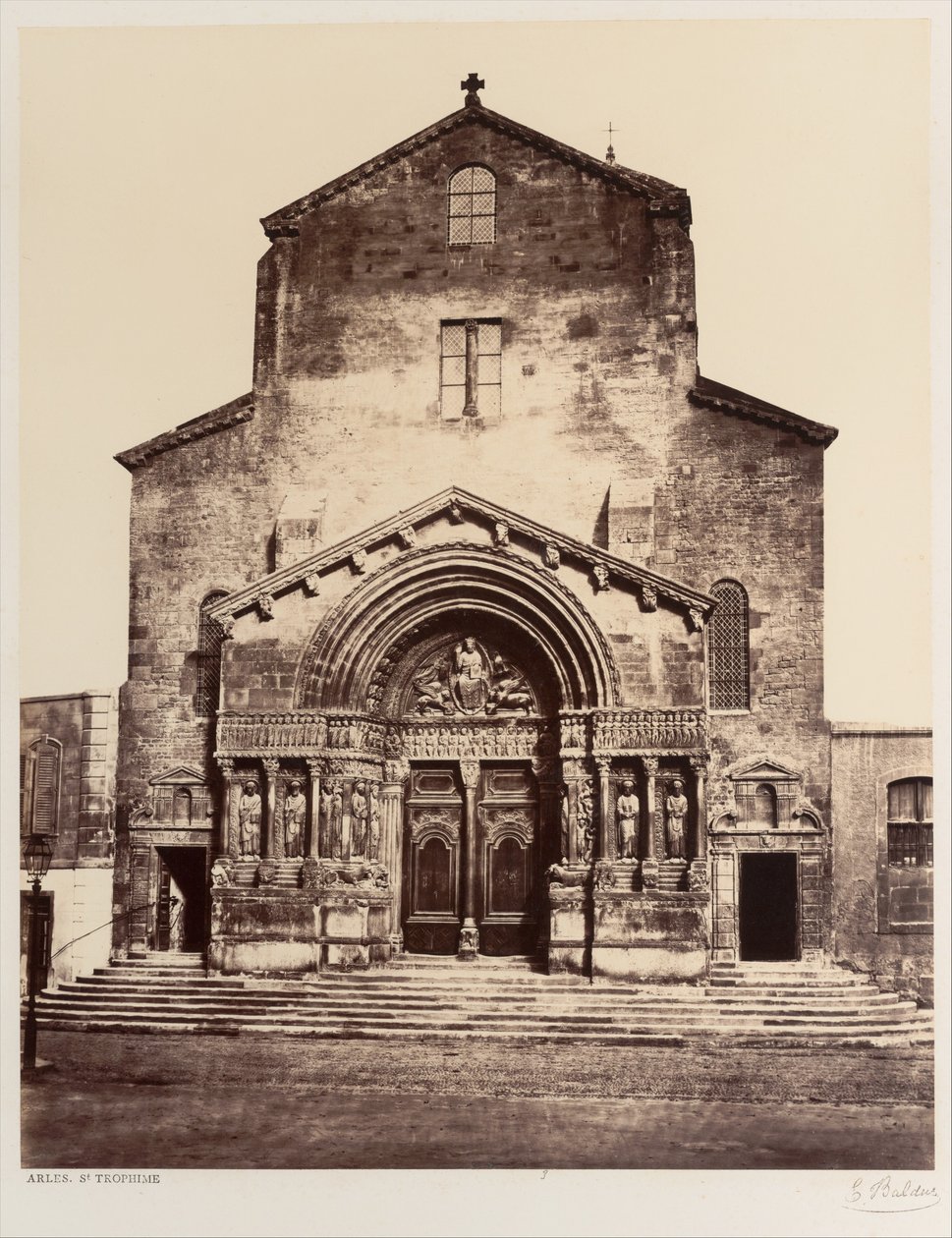 Arles, St. Trophime von Édouard Baldus